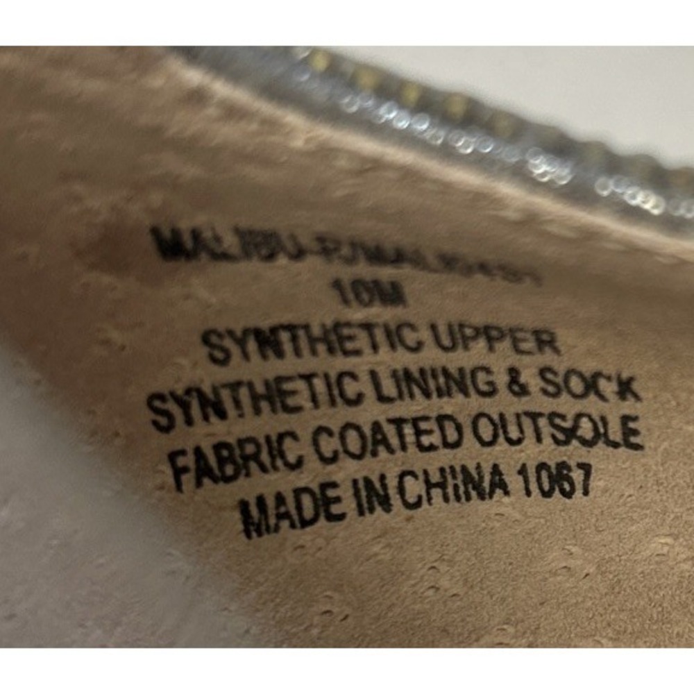 Steve Madden Malibu-R Rhinestone Clear Pumps Silver Stiletto Heels Size 10 M - Picture 9 of 10